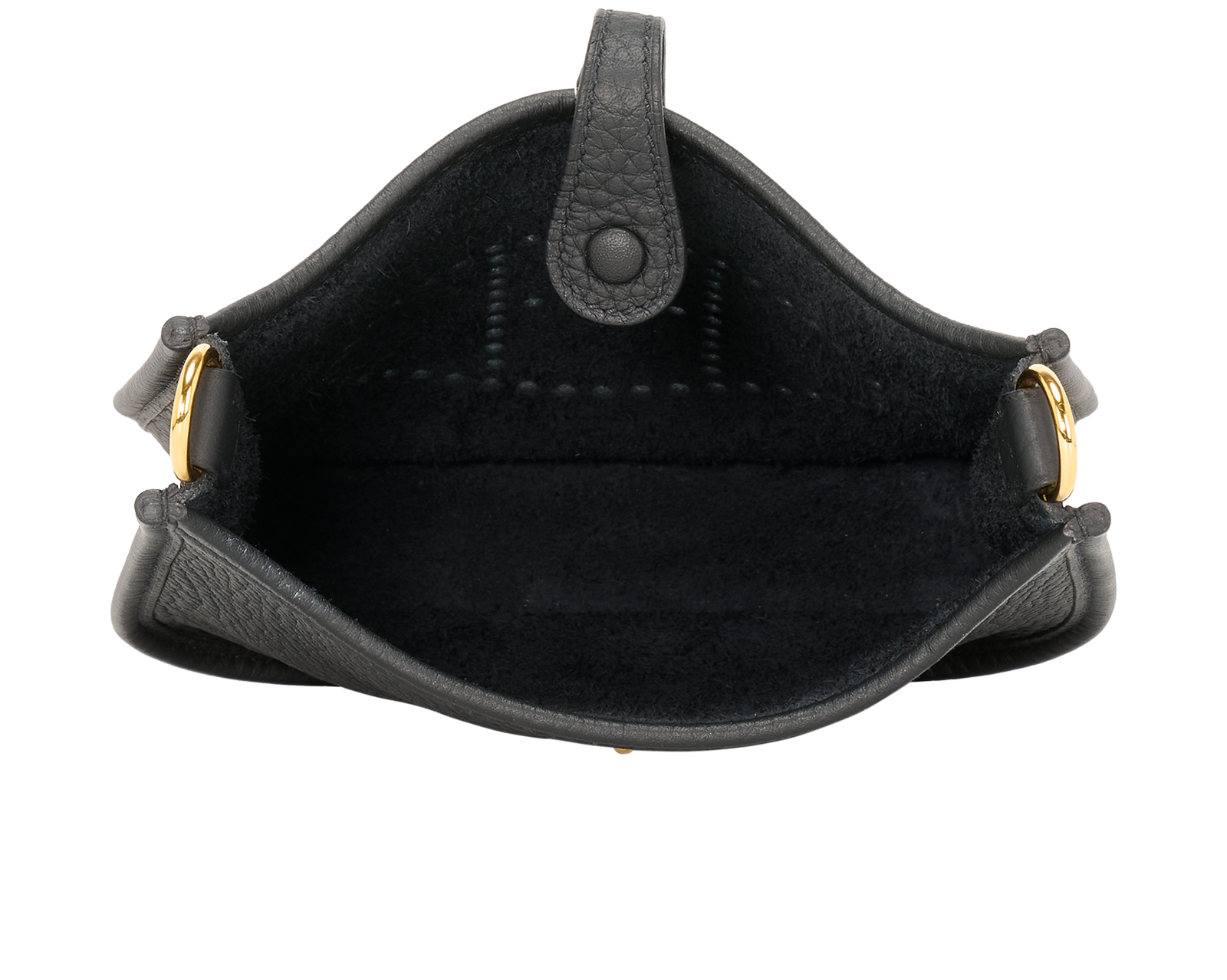 Evelyne TPM In Noir Epsom Leather, &pound;2,400, Handbags, Black, Leather, Inside view